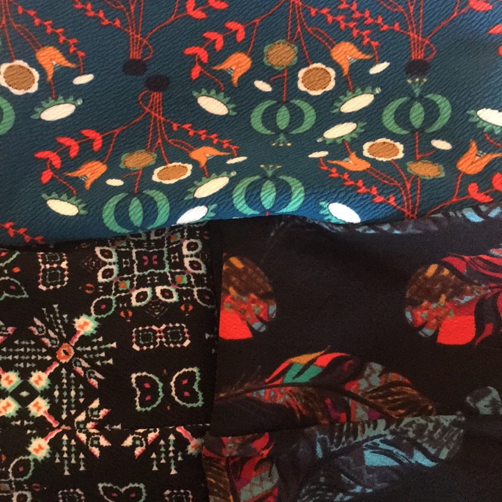 LulaRoe XL Cassie Pencil Skirt set of 3